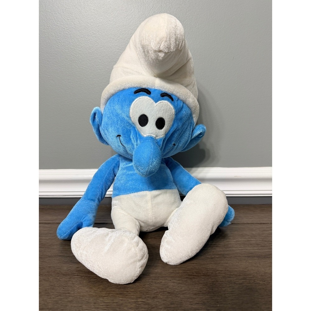 NANCO The Smurfs Plush Stuffed Animal Collectible Blue Cartoon Character 2010